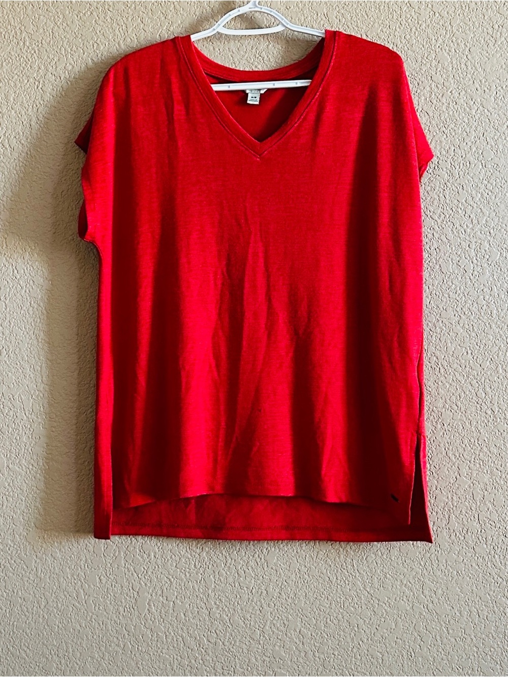 Orvis Red V-Neck Short Sleeve Tee